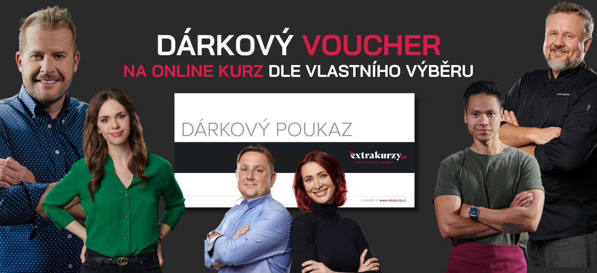 Dárkový voucher na online kurz dle vlastního výběru